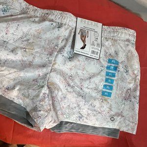 RBX Active Women's Workout Running Shorts with Attached Bike Short